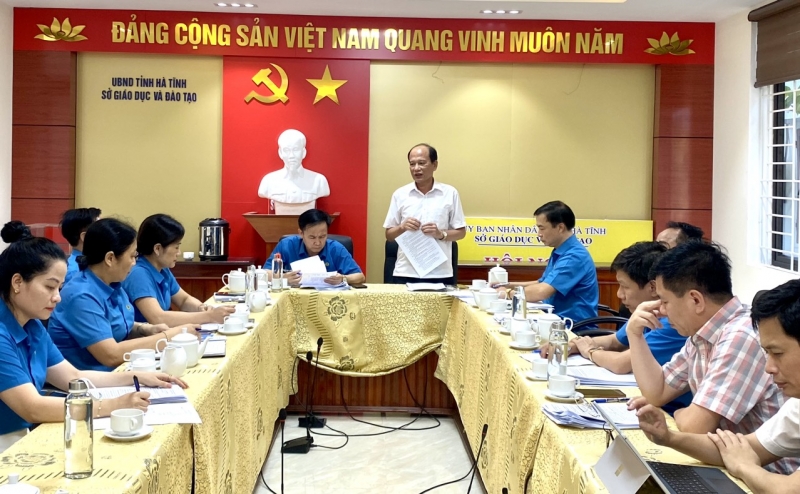 Duyệt Đại hội Công đoàn ngành Giáo dục Hà Tĩnh, nhiệm kỳ 2023 - 2028